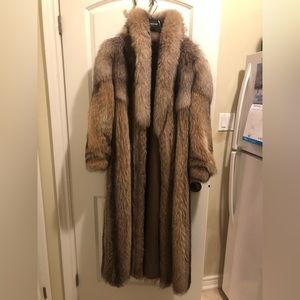 Real Fox fur coat